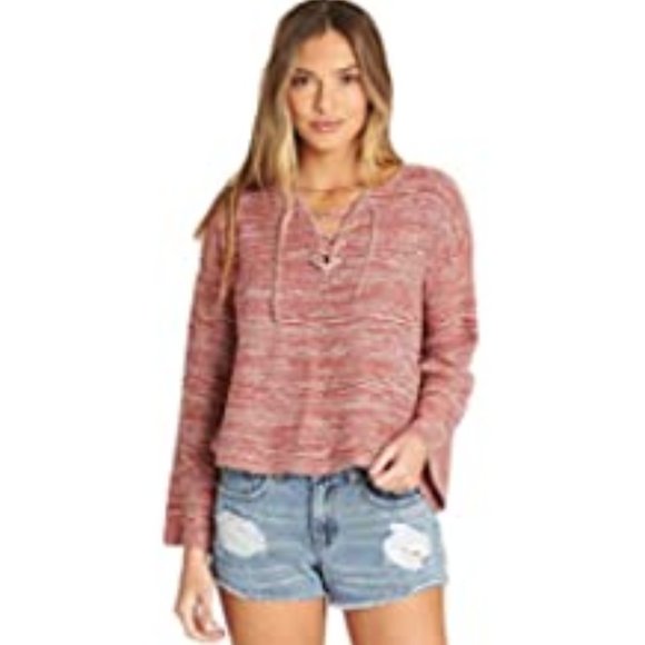 NWT!! Billabong Women's Tidal Vibes Long Sleeve Sweater Size Medium - Picture 2 of 12